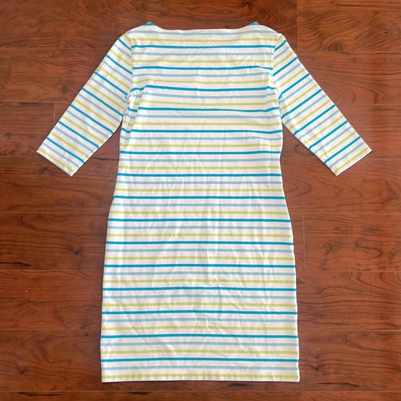 St. James PROPRIANO Form-Fitting Nautical Stripe Dress Anti-UV Stretch Fabric - Picture 8 of 8